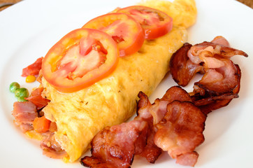 Omelette With Bacon