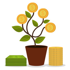 Business profit design.