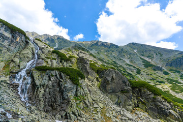 Skok waterfall, High Tatras in Slovakia © huspi