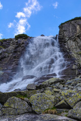 Skok waterfall, High Tatras in Slovakia