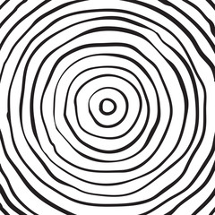 Conceptual background with tree-rings. Vector graphics