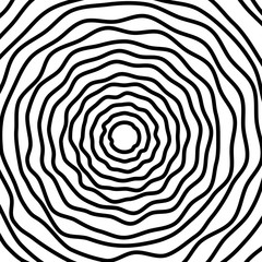 vector tree rings background and saw cut tree trunk