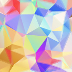 3d blur, abstract geometric background with polygons. Vector EPS