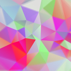 3d blur, abstract geometric background with polygons. Vector EPS