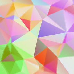 3d blur, abstract geometric background with polygons. Vector EPS