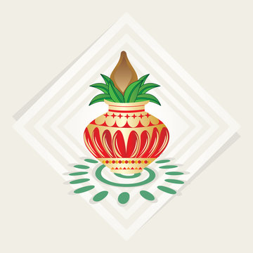 creative kalash vector illustration 