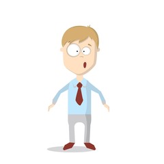 удивленный менеджер