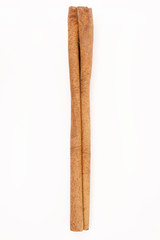 Cinnamon sticks isolated on white background