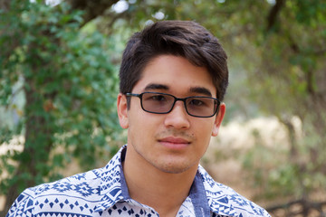 Teenage Boy in Park