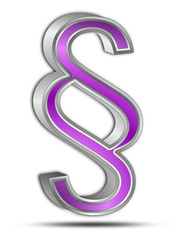 Naklejka premium Paragraph symbol