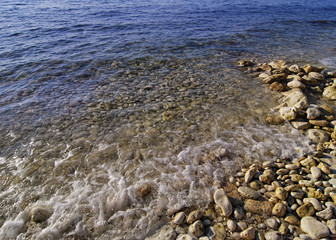 Sunny view of Black Sea, Ukraine