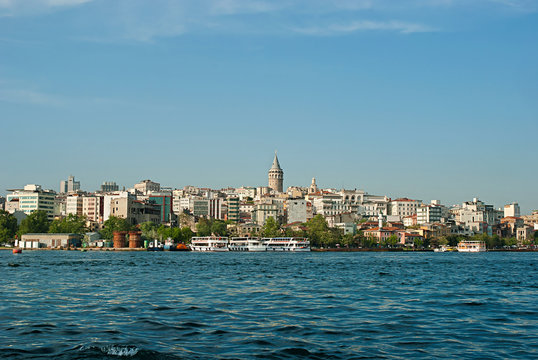 View in Istanbul, Galata Tower