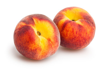 Fototapeta na wymiar peaches isolated