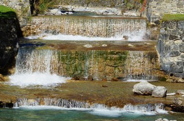 Waterfall in the Alps