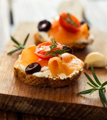 Smoked Salmon Canapes