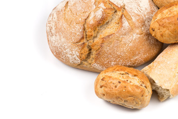 Composition with bread
