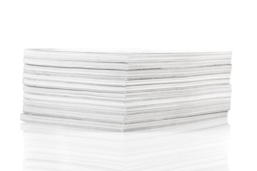 Stack of magazines