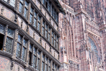Obraz premium Cathedrale Notre-Dame de Strasbourg, France