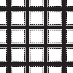 seamless monochrome  ornament squares