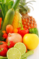 Obraz na płótnie Canvas 新鮮な果物と野菜