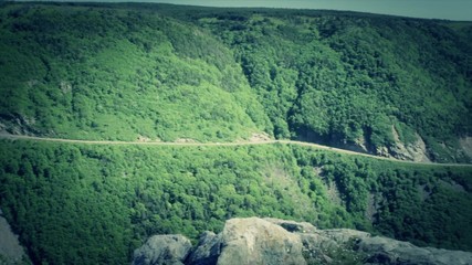 beautiful skyline trail in cape breton nova scotia