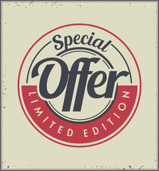 sale retro badge