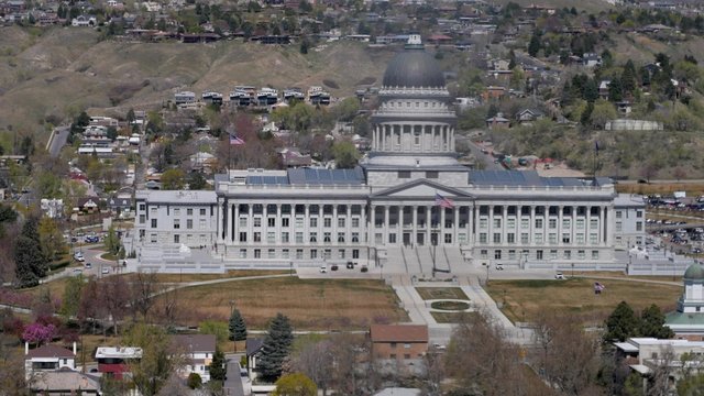 The Utah State Capitol Building in Salt Lake