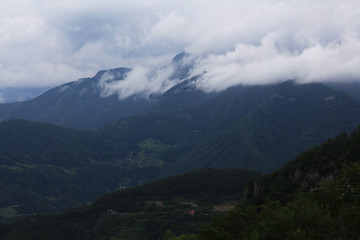 Fototapeta premium European nature landscape in the mountains