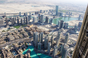 view from Burj khalifa tower 2
