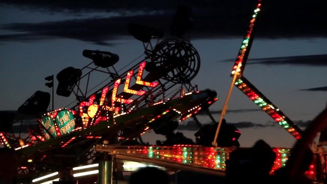 Fair Ride with Stobe Lights