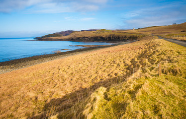 Natura selvaggia nell'isola di Skye in Scozia