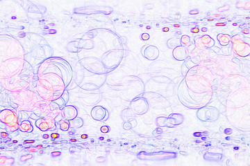 Abstract white background bokeh