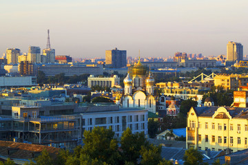 Landscape Moscow city, Moscow, Russia