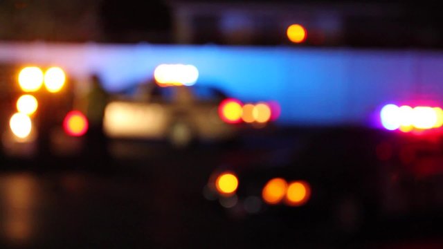 Police Cars at Night