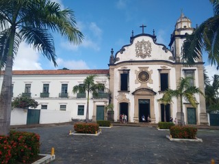 Fototapeta na wymiar Igreja histórica de Olinda em Recife