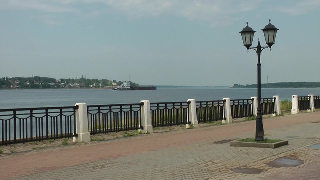 Volga River embankment