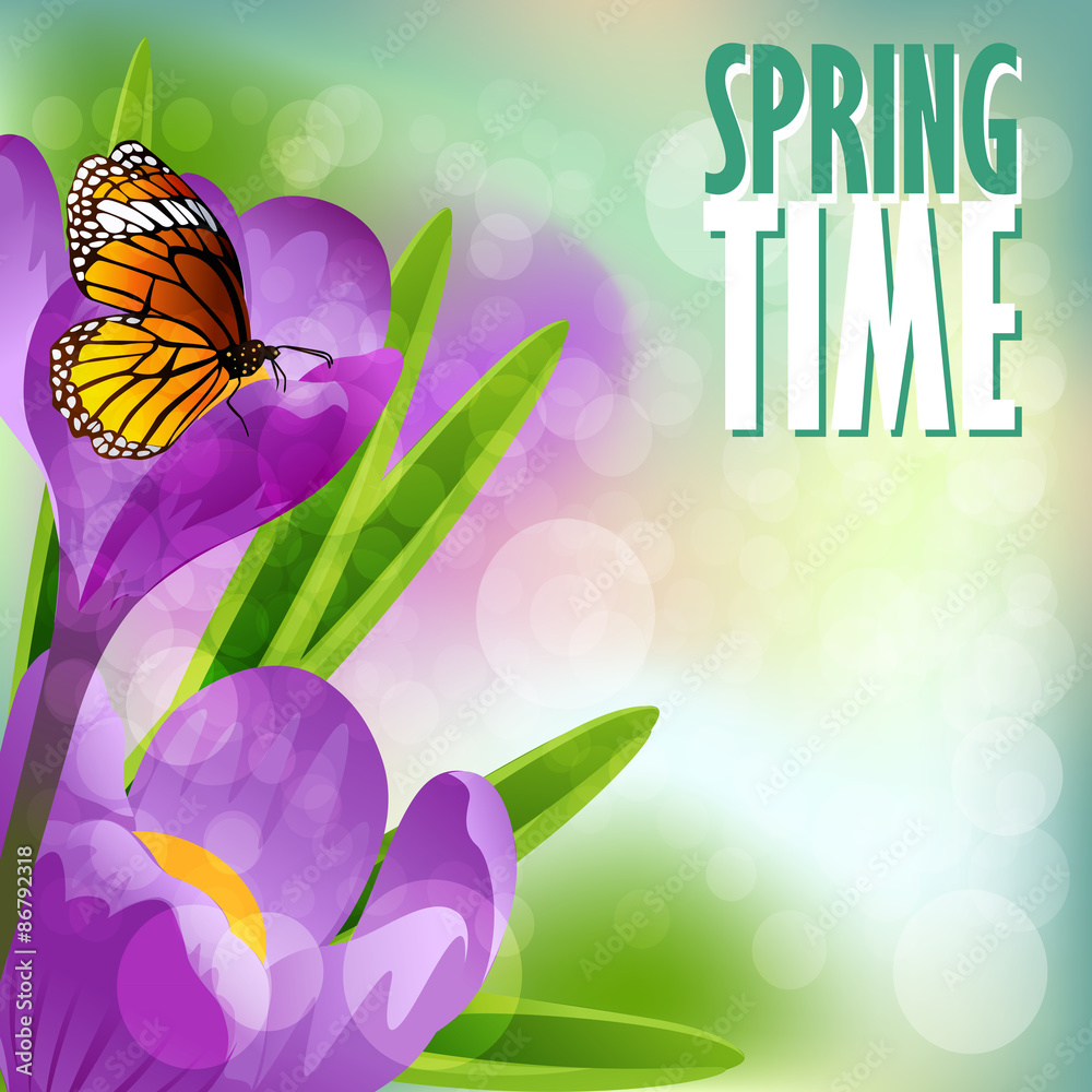 Wall mural Spring Background