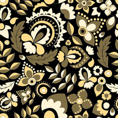 seamless russian pattern.orient design. vector illustration