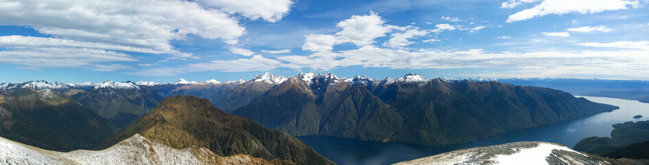 View from mt. Luxmore, Kepler track