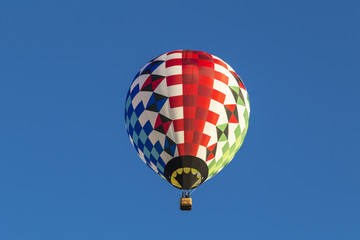 Naklejka premium Colorful Hotair Balloon on in sky