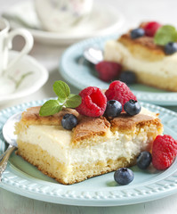 Cake with cottage cheese