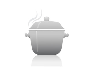 cooking pan symbol icon design element vector