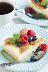 Cake with cottage cheese