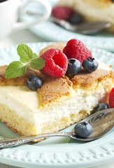 Cake with cottage cheese