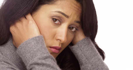 Mexican woman with anxiety