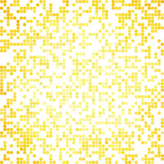 Yellow Random Dots Background, Creative Design Templates