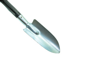 garden shovel on white background