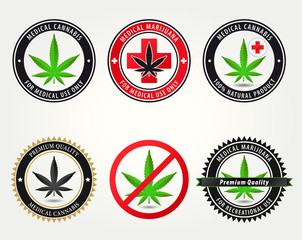 Vector Marijuana Logos