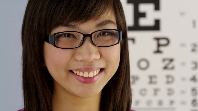 Woman optometrist