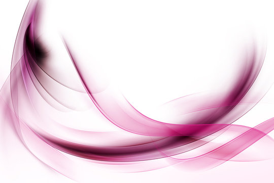 Fototapeta Amazing Pink Fractal Waves Art Abstract Background
